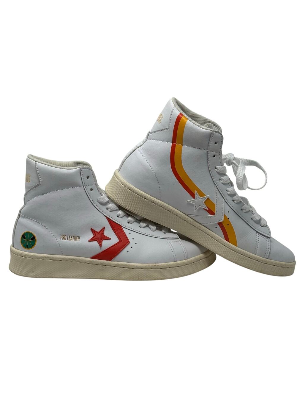 Converse Pro Leather High Roswell Rayguns White Men 5.5 Women 7